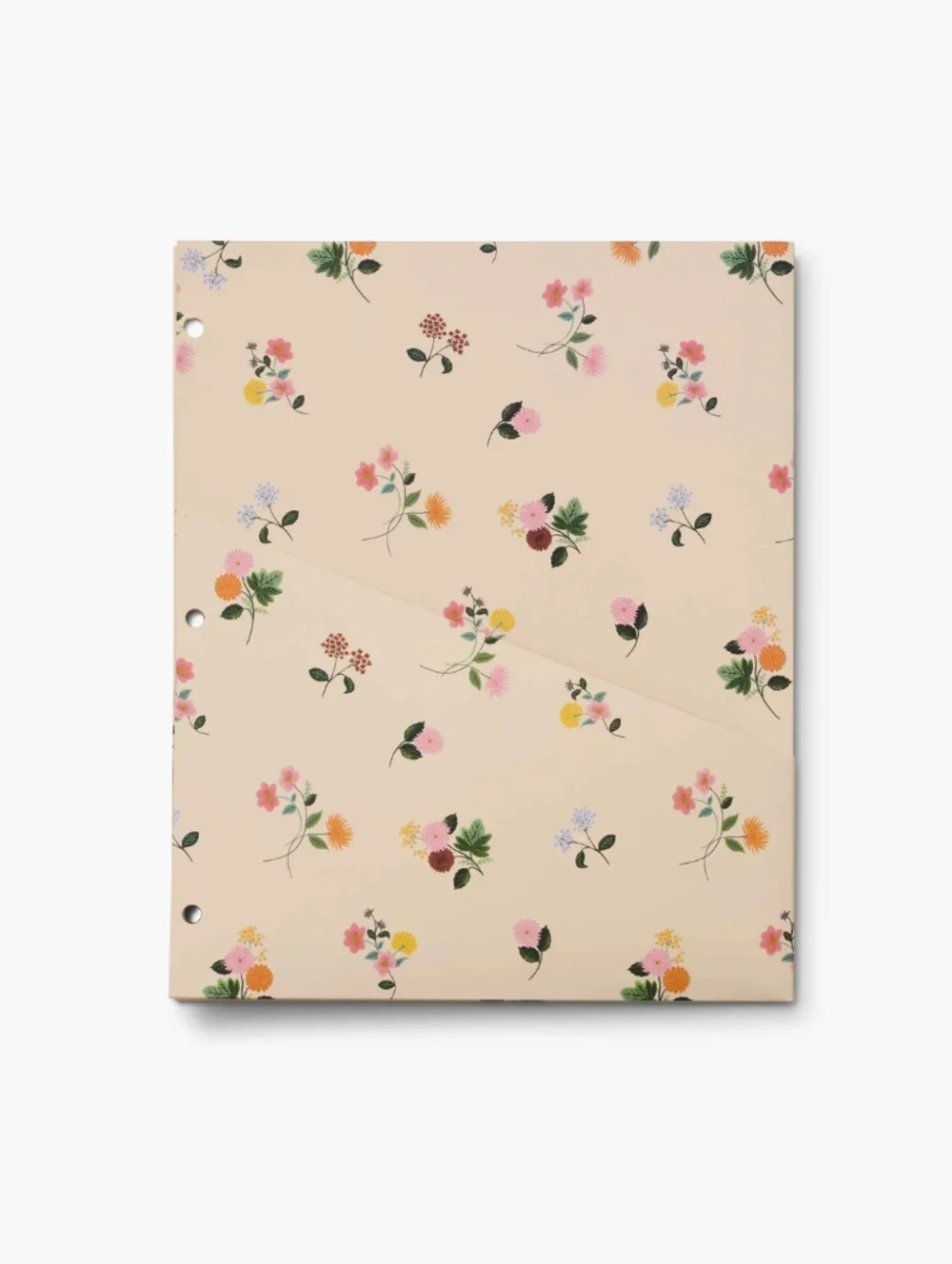 Rifle Paper Co NWT Classic 3-Ring Binder In Dahlia Floral Divider Folder